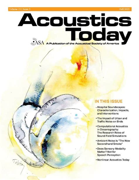 Publications Acoustical Society Of America