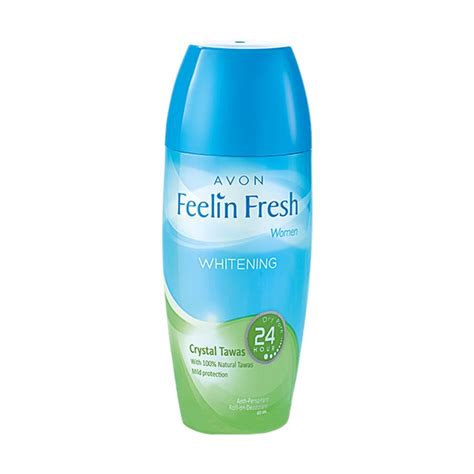 Avon Feelin Fresh Whitening Crystal Tawas Roll On Deodorant Shopee