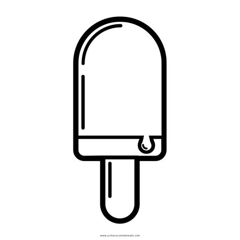 Popsicle Coloring Page - Ultra Coloring Pages