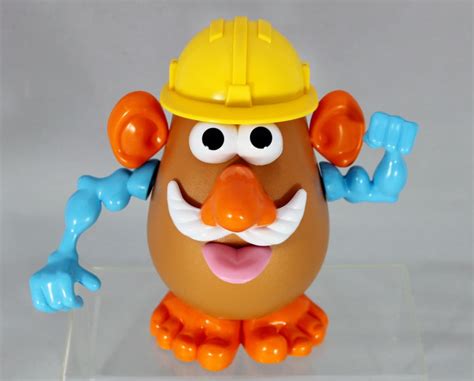 Vintage 1985 Mr Potato Head With Construction Worker Spud