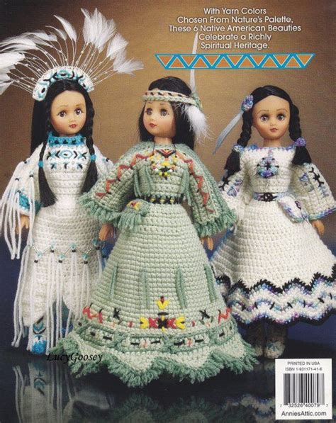 Indian Maidens Annies Attic Crochet Native American Doll Crochet Doll