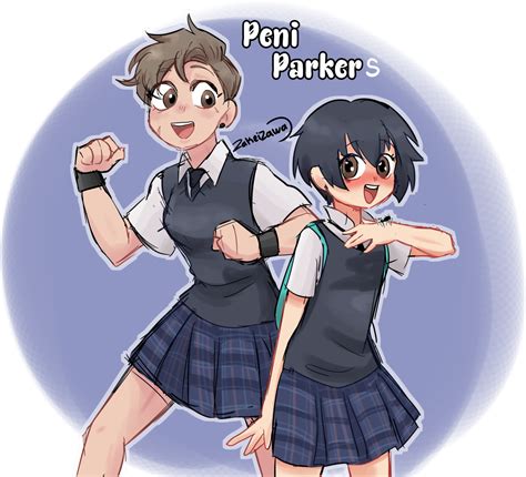 ZakeiZawa Peni Parkers My Peni Parker And Peni Parker By