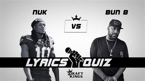 Watch Deandre Hopkins And Bun B Quiz Each Other On Rap Lyrics Bun B