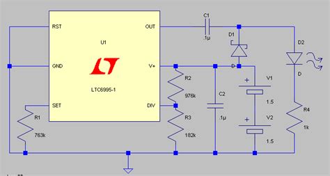 Blinking Led Circuit 555 Diagram