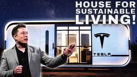Elon Musks Tesla New 15000 House For Sustainable Living Youtube