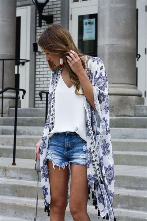 30 Outfits Con Kimonos Para Verano Hat Outfits Summer 30 Outfits