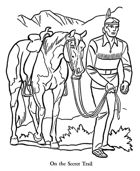 Lone Ranger Coloring Pages - Coloring Home