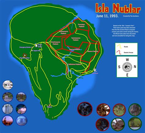 29 Map Of Jurassic Park Maps Database Source