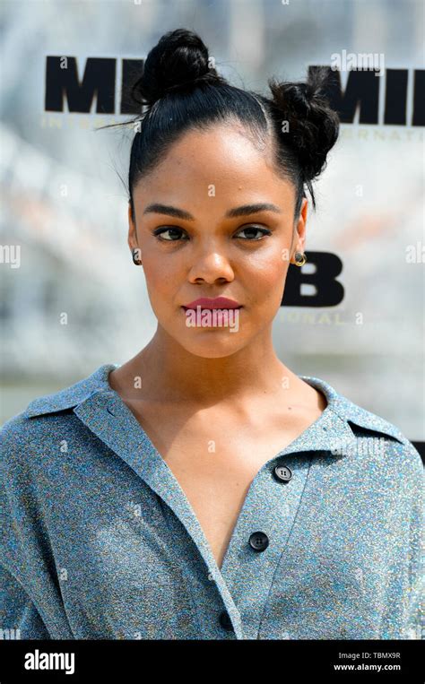 Tessa Thompson During The Men In Black International Photocall Held At