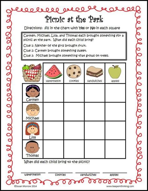 Use the clues to determine the mystery object. 2nd Grade Math Challenge Worksheets Logic Puzzles Gr 1 3 Beginning Logic Puzzles with Images in ...