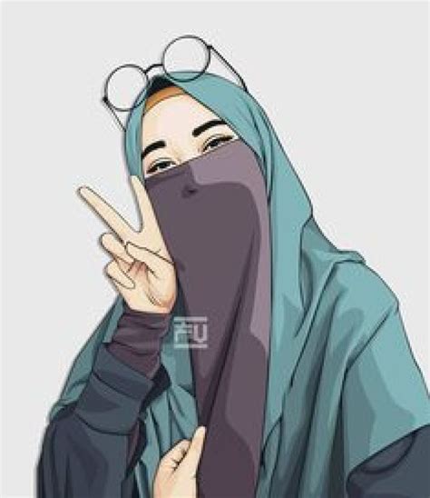 Foto Hijab Cantik Kartun