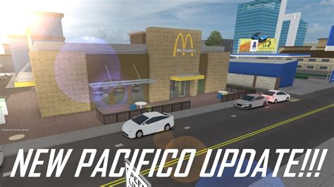 New Pacifico Update Roblox Pacifico Youtube
