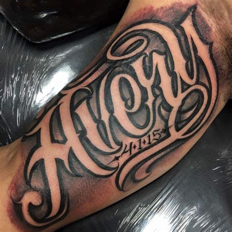 Cursive Name Tattoos On Arm