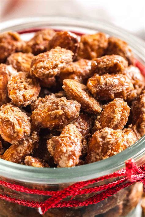 Easy Cinnamon Candied Almonds Are Sweet Crunchy And Make Your House