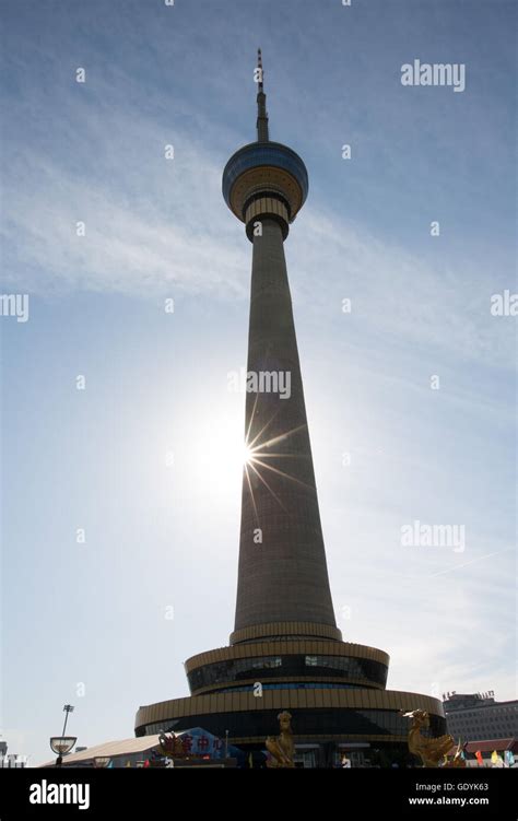 China Central Television Tower Beijing China Stock Photo Alamy