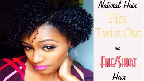 Flat Twist On Short Fine Hairafrican American Hairstyle