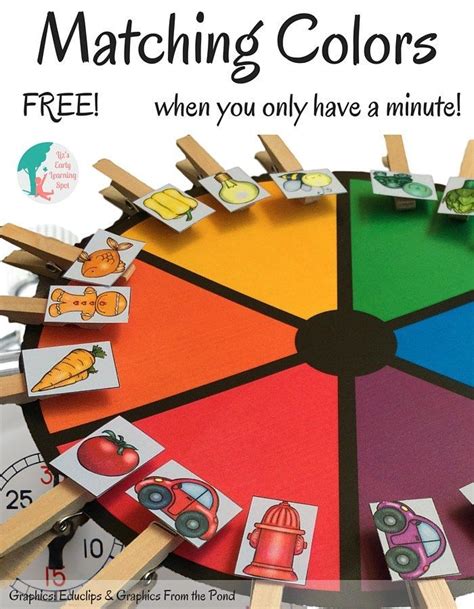 Most Popular Teaching Resources Practice Matching Colors With This