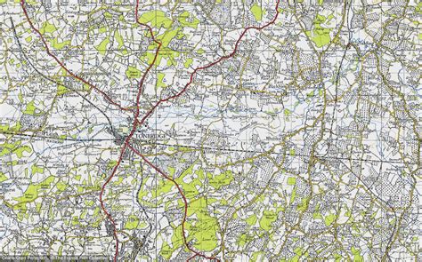 Historic Ordnance Survey Map Of Tudeley Hale 1946