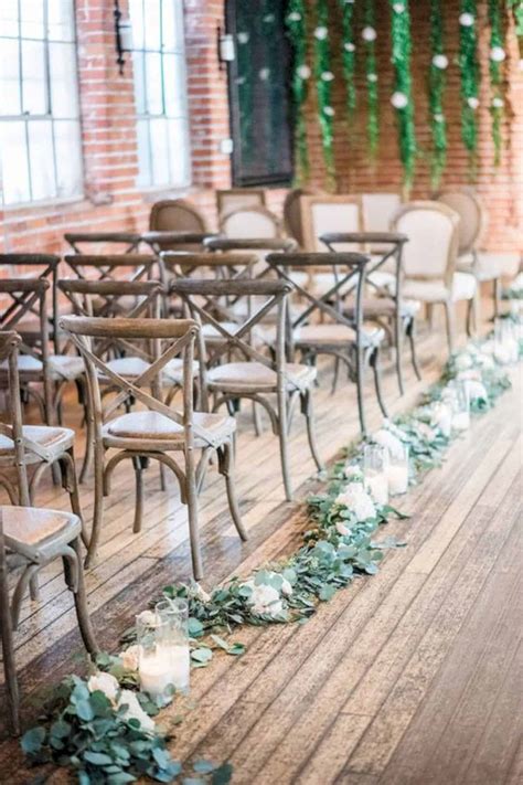 She walks down it alone or holding the arm of a loved one but walks back with a companion for for the couple, the aisle is the stage for the most important walk of their lives. 15 Beautiful Indoor Wedding Ideas | Design Listicle