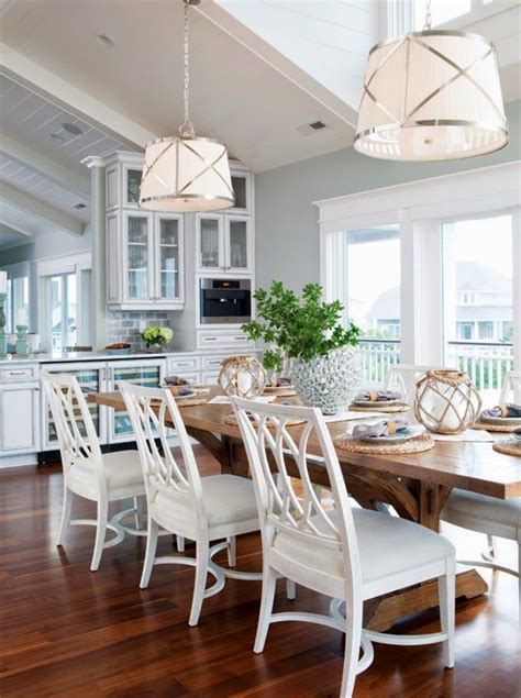 Shab chic beach cottage tour exquisitely unremarkable. 25 Beach Style Dining Room Design Ideas - Decoration Love