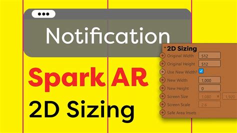 Spark Ar 2d Size Constraints Notification Effect Youtube