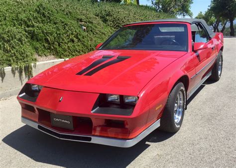 No Reserve 1984 Chevrolet Camaro Z28 Straman Convertible For Sale On