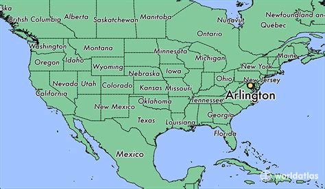 Where Is Arlington Va Arlington Virginia Map
