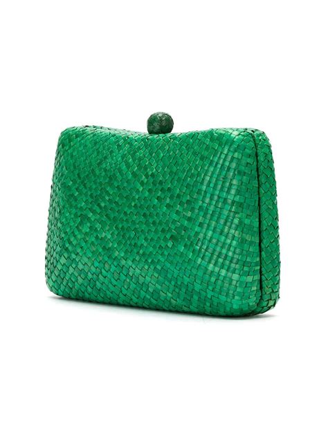 Serpui Clutch Bag In Green Lyst