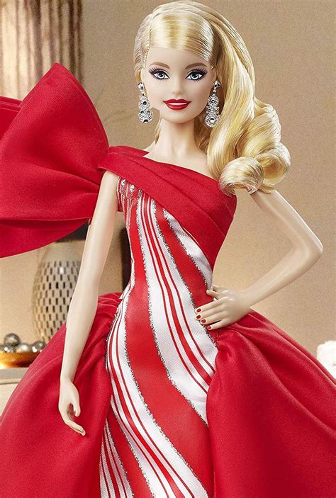 Barbie Collector 2019 Holiday Doll Holiday Barbie Dolls Gowns Of Elegance Barbie Dolls