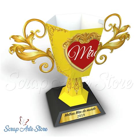 Trophy 3d Template Print And Cut