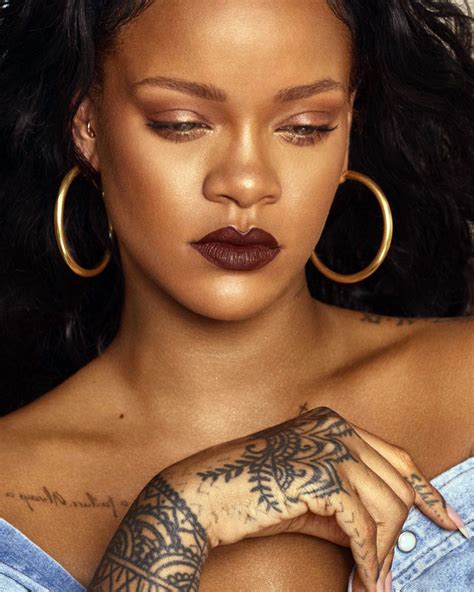 Rihanna Fenty Cosmetics New Lipstick Line Mattemoiselle Photoshoot