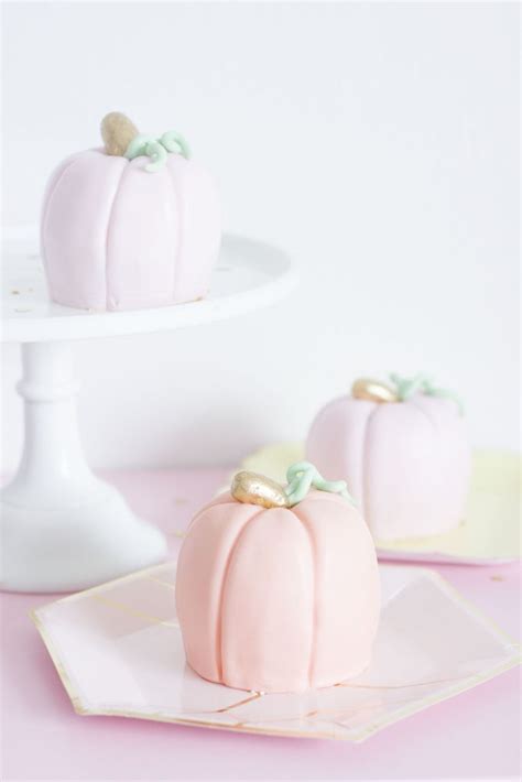 Pink And Gold Halloween Pumpkin Fondant Cakes Best Friends For Frosting