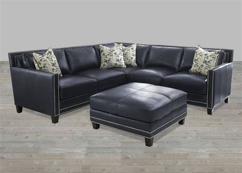 Beautiful Navy Blue Leather Sectional Sofa 65 For Your Cheap Pertaining To Blue Leather Sectional Sofas 