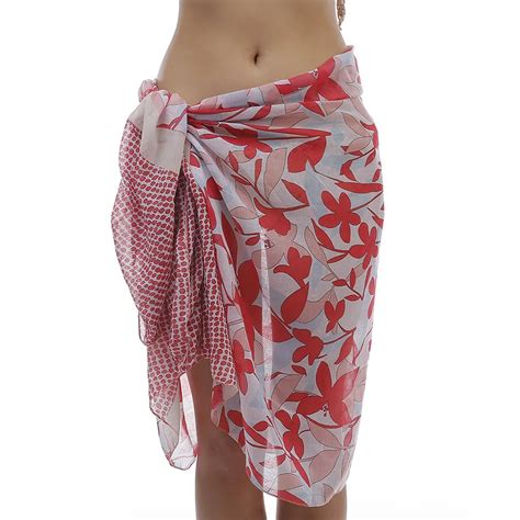 women sarongs hawaiian soft viscose beach sarong swim wrap pareo batik bathing suit coverup