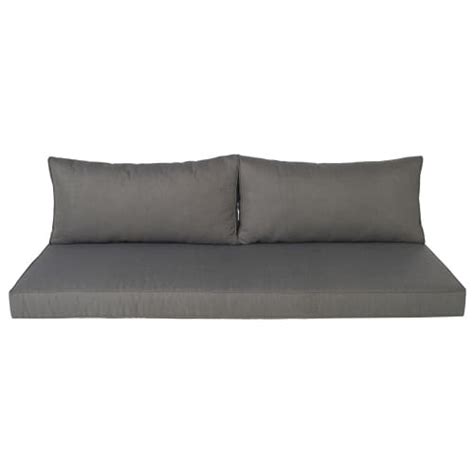 I divani moderni sono caratterizzati da forme geometriche e linee pulite. Cuscini per divano da giardino 3 posti grigio scuro | Maisons du Monde