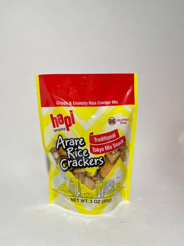 Hapi Arare Rice Crackers Traditional Tokyo Mix Snack 3oz Asian Amigo