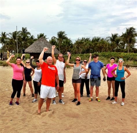 Beach Boot Camp Fitness Beach Boot Camp With The Press