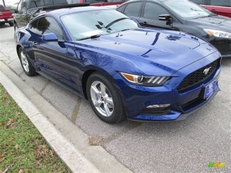 2015 Deep Impact Blue Metallic Ford Mustang V6 Coupe 102665026