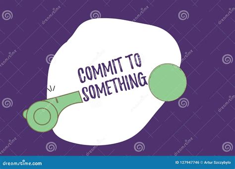 Writing Note Showing Commit To Something Business Photo Showcasing To