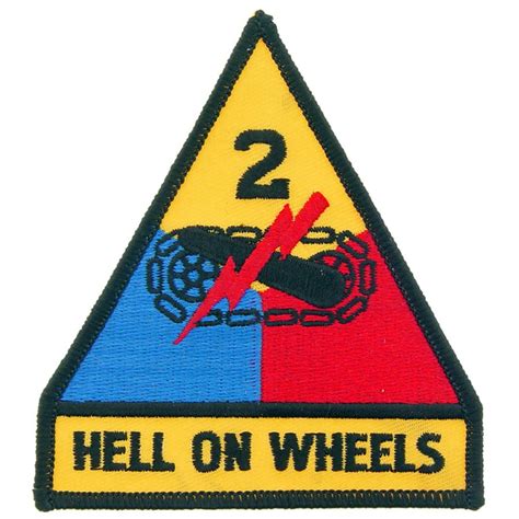 United States Army 2nd Armored Division Hell On Wheels 375