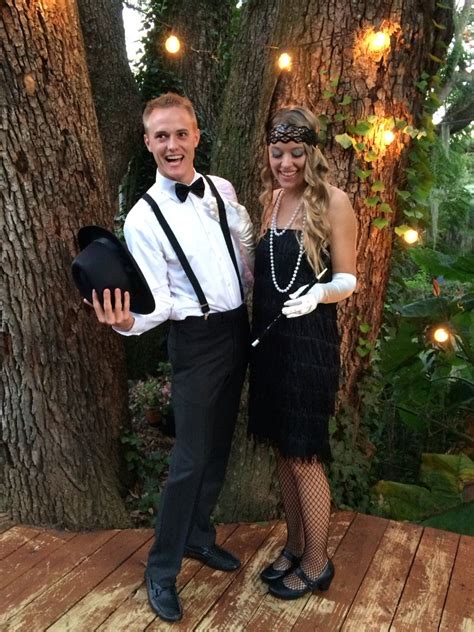 1920s Couples Costumes 1920s Flapper Costume Flapper Costume Decades