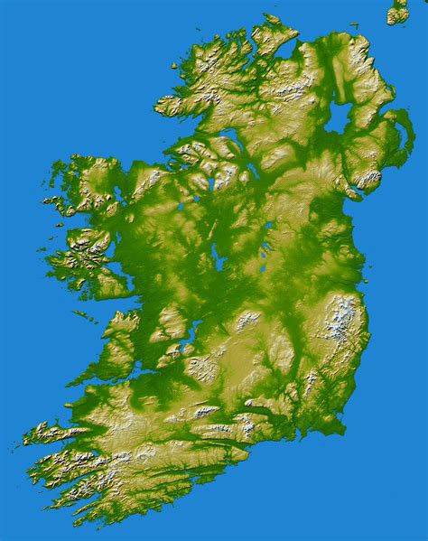 Topography Of Ireland