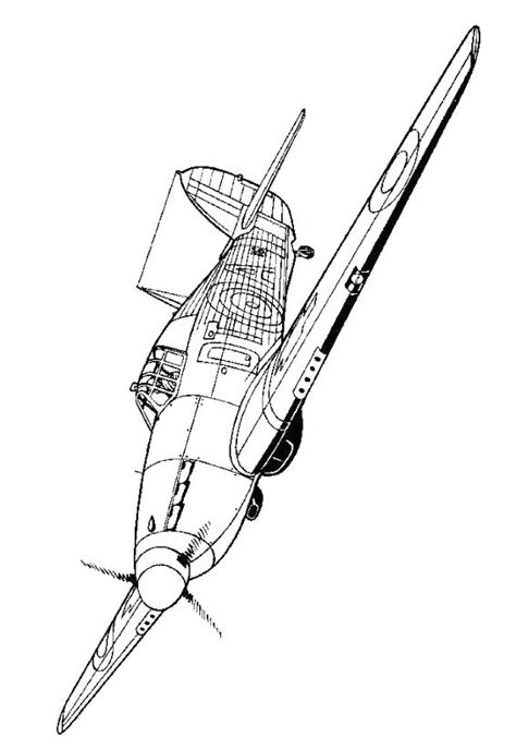 Make a coloring book with ww2 fighter plane for one click. World War 2 Planes Coloring Pages at GetColorings.com ...