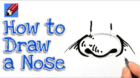 Learn How To Draw A Nose Real Easy For Kids And Beginners