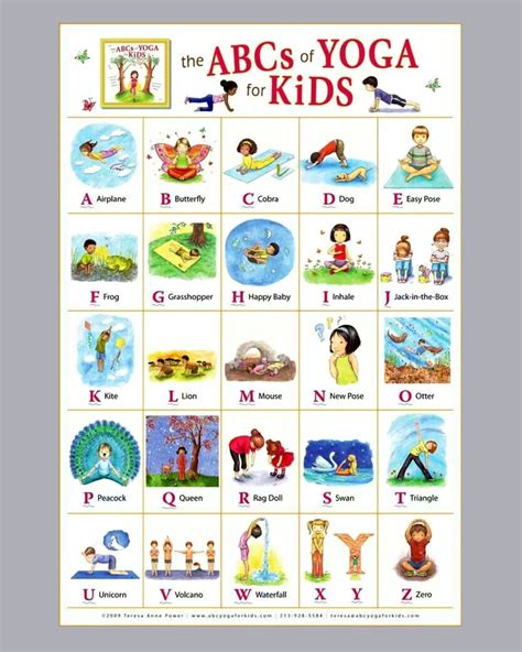 ABC Yoga for Kids | Yoga for kids, Abc yoga, Exercise for kids