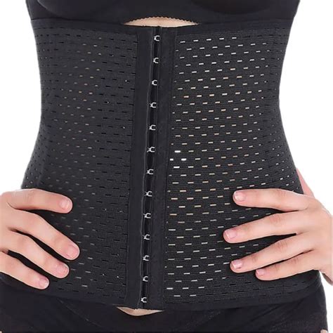 hourglass waist trainer corset for women weight loss cincher slimming body shaper workout