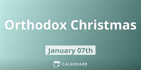 Greek Orthodox Christmas 2021