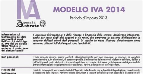 Modello conforme alle caratteristiche tecniche richiamata dall'art.4 e art.5 del decreto mef 30/10/2012. Modello iva 2014 editabile compilabile salvabile