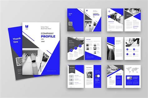 Company Profile Design Template Place Brochure Design Company