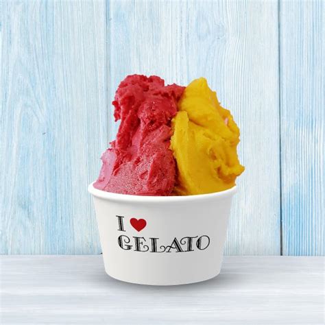 Gelato Cup Medium 2 Flavours I Love Gelato